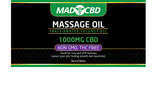 Mad CBD Massage Oil 1000mg