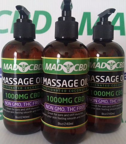 Mad CBD Massage Oil 1000mg